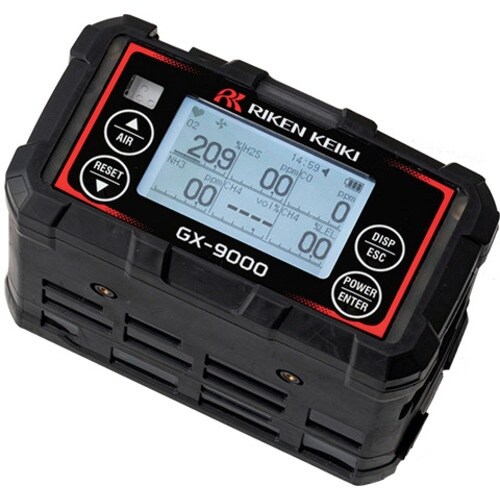 理研 携帯型ガス検知器GX−9000 メタン 乾電