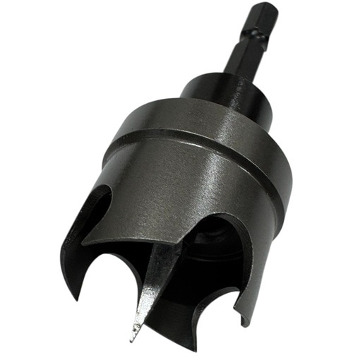 KIドリル 六角軸ビニールホルソーロング35