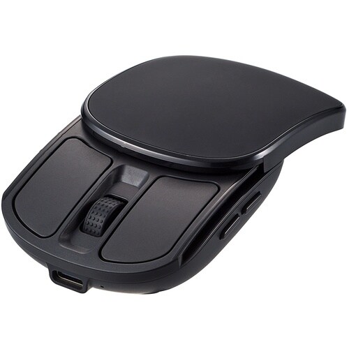 ナカバヤシ 無線充電スライド静音5ボタンBlueL