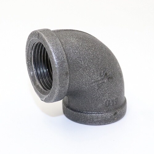 FLOBAL エルボ BL−08−黒 1”