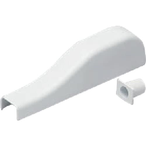 マサル 光ファイバ配線用貫通カバー 2号 ホワイト