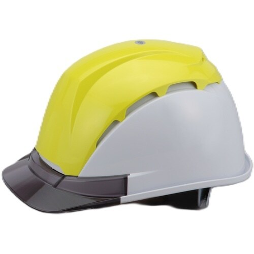 トーヨーセーフティ 通気孔付きヘルメット ひさし: