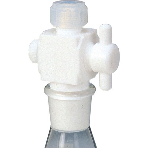 フロンケミカル フッ素樹脂 二方バルブ接続型アダプ