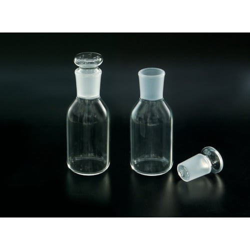 フロンケミカル 石英共通摺合せ瓶平栓付 1000C