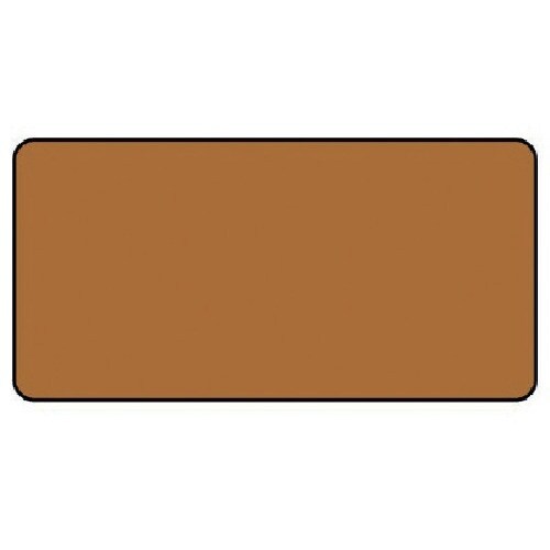 ユニット 配管ステッカー 茶色無地(極小) アルミ