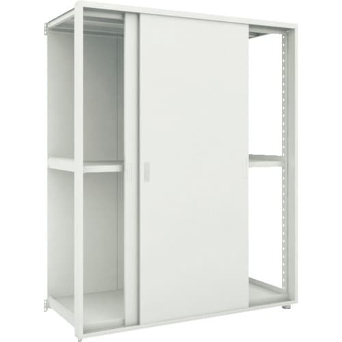 TRUSCO M2型棚 背板・引違扉付 W1200