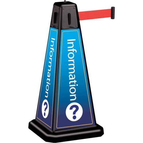 テラモト ミセル パーテーション(ベルト赤) 本体