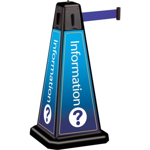 テラモト ミセル パーテーション(ベルト青) 本体