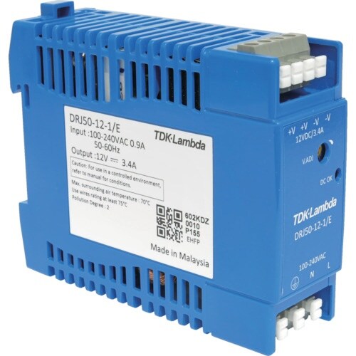 TDKラムダ DINレール取付専用ユニット型電源
