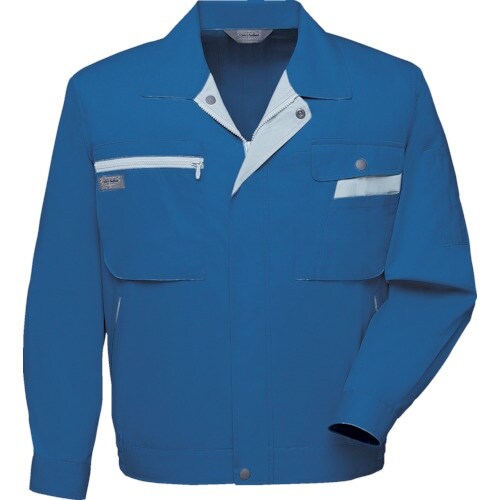 アイトス 帯電防止長袖サマーブルゾンブルーSS