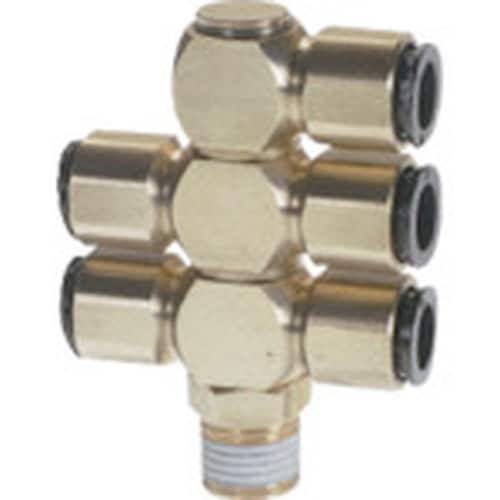 チヨダ チューブ継手 フジ トリプルバンジョー(金