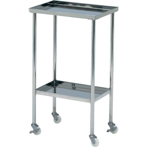 テックサス ステンレスミニテーブルワゴン 600X