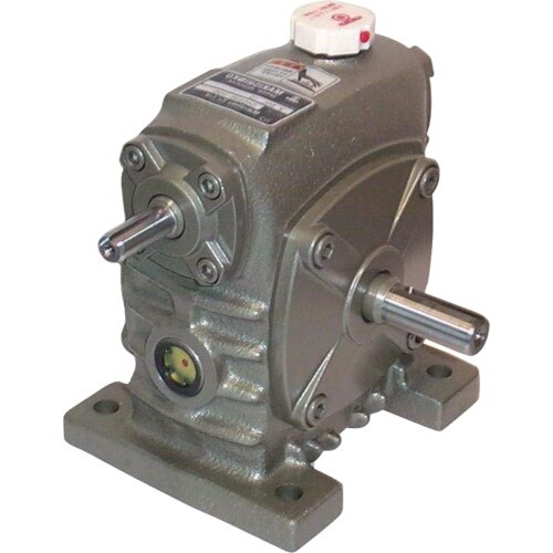 マキシンコー 一段ウォーム減速機 入力容量1.23