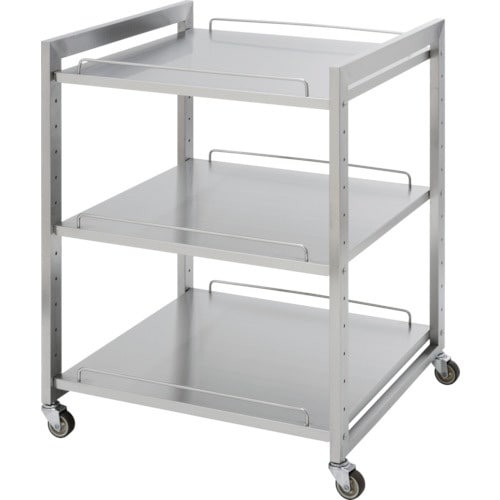 テラオカ ステンレス製スクエアワゴン ASW45(