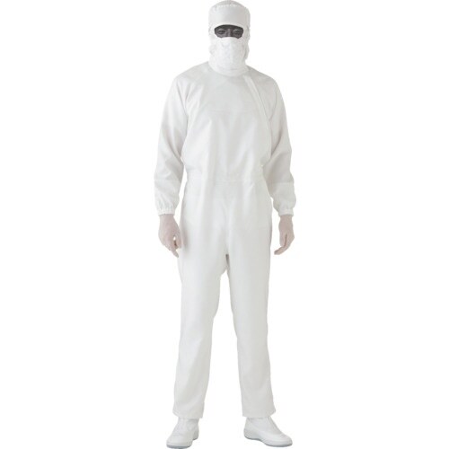 ミドリ安全 高通気性超静電クリーンウェア ホワイト
