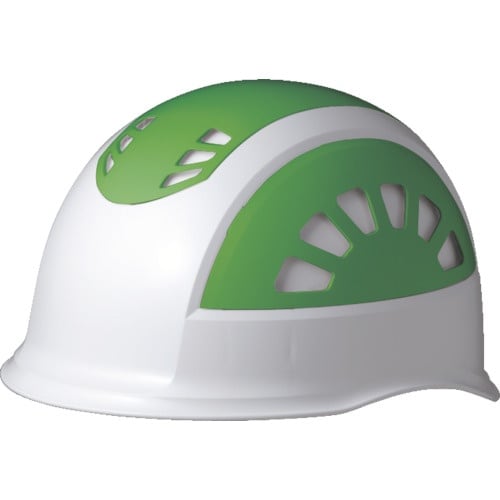 ミドリ安全 ABS製ヘルメット 通気孔付 ホワイト