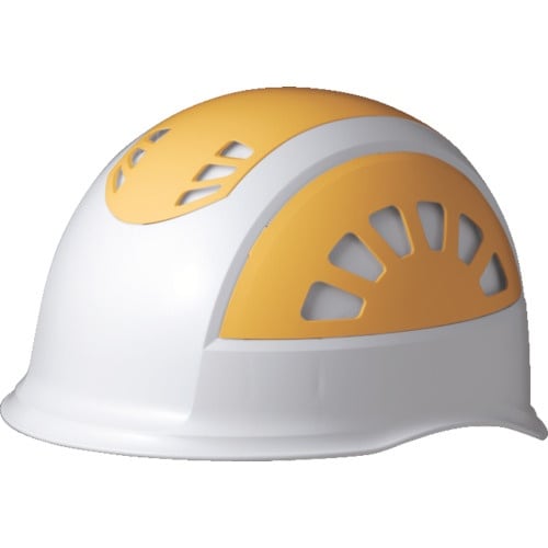 ミドリ安全 ABS製ヘルメット 通気孔付 ホワイト