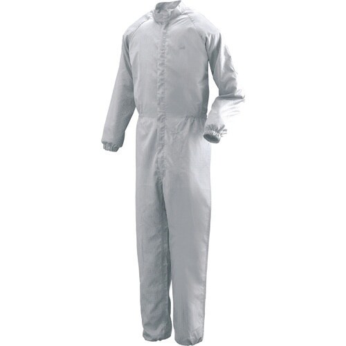 ミドリ安全 一般型クリーンウェア グレー M