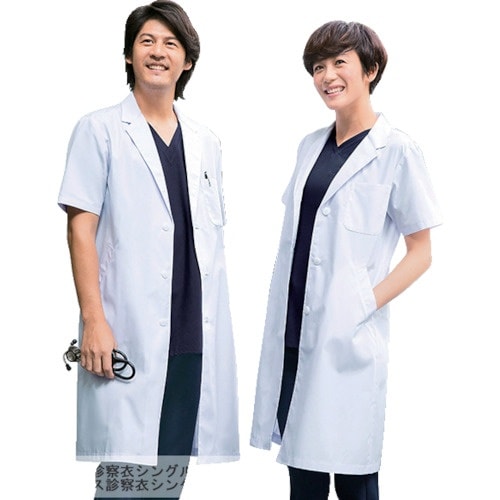 FOLK 男子シングル研究衣 半袖 L