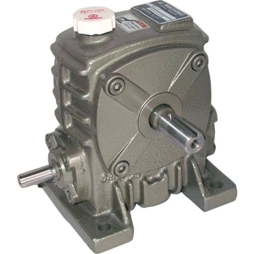 マキシンコー 一段ウォーム減速機 入力容量0.48