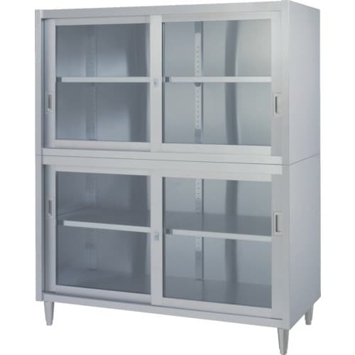 シンコー ステンレス保管庫 二段式アジャスト付 V