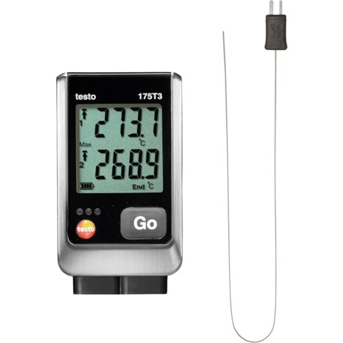 TESTO 温度ロガK熱電対針金タイプ2chセット