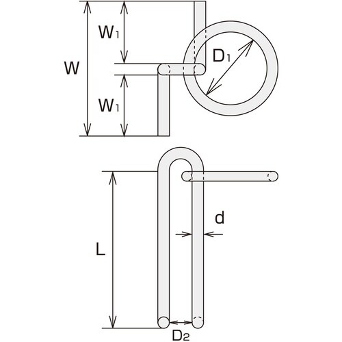 水本 ステンレス 係船環MZ型 リング内径150m