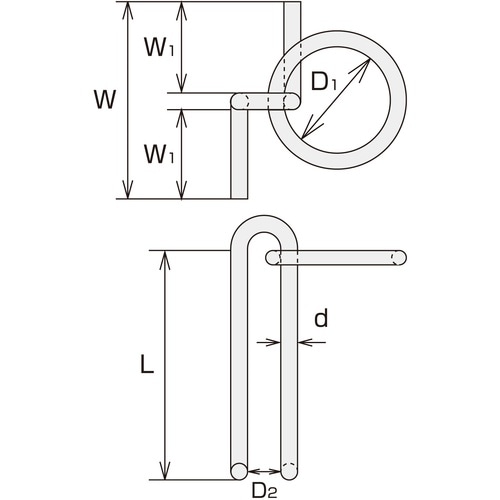水本 ステンレス 係船環MZ型 リング内径200m