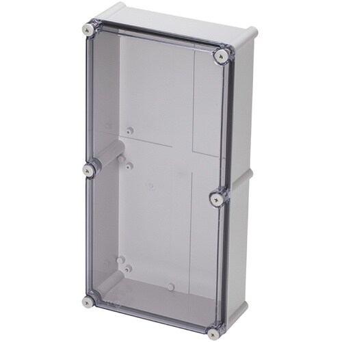 タカチ 防水・防塵ボックス 透明/ホワイトグレー