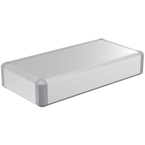 タカチ アルミボックス W400×H75.4×D2