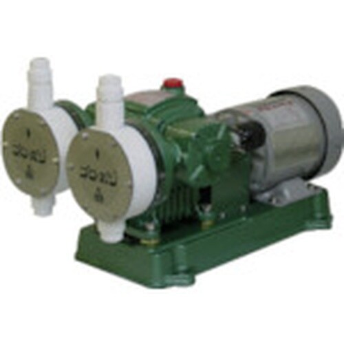 KUK 2連式ダイヤフラム定量ポンプ PTFE製