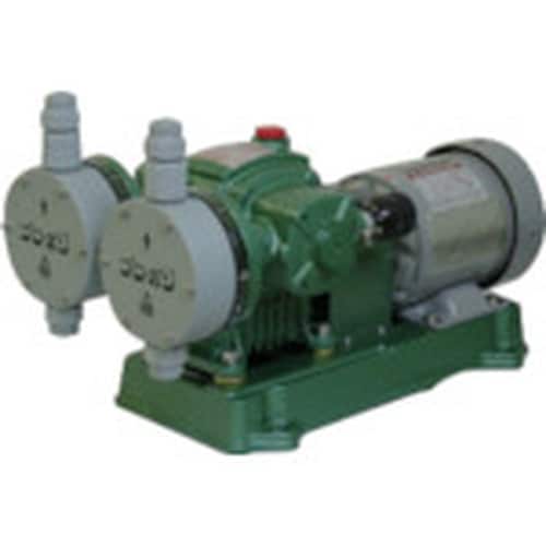 KUK 2連式ダイヤフラム定量ポンプ PVC製 2