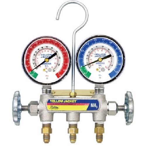 Asada アンモニア用1/4 マニホールド 本体