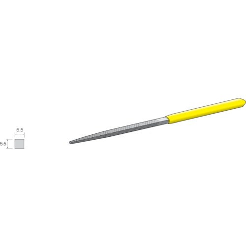 Minimo シャープカットヤスリ 中目 角