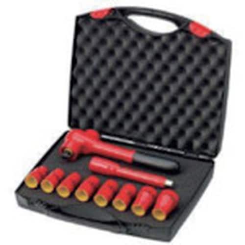 NOGA 3/8絶縁ソケットとラチェット10点セッ