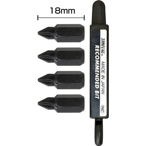 サンフラッグ ショートラチェット替ビット #1X2