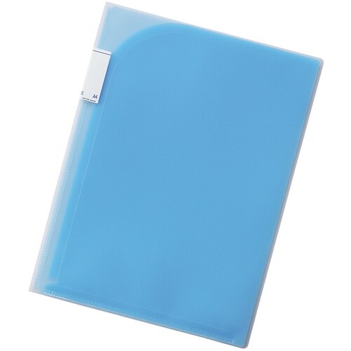 LIHIT A4 6ポケットホルダー 青