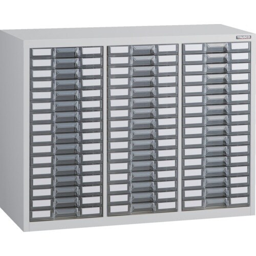TRUSCO カタログケース 浅型3列16段 W