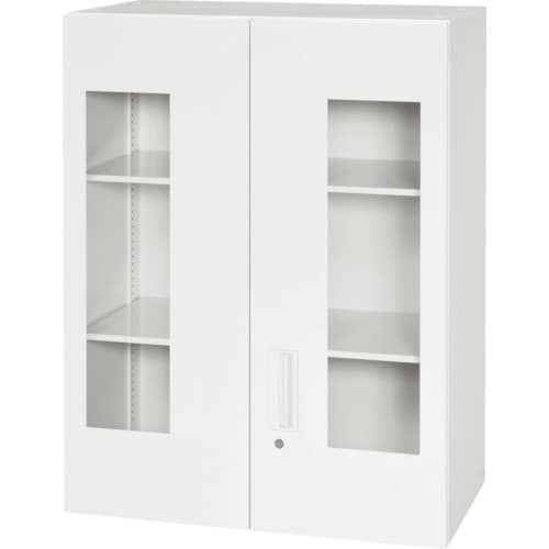 DAISHIN 壁面収納庫 窓付き両開き型 上置き