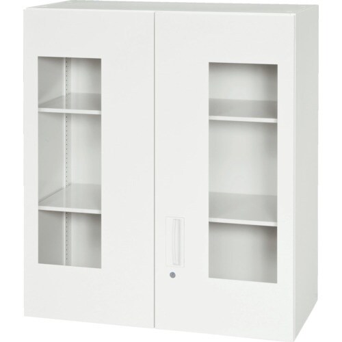 DAISHIN 壁面収納庫 窓付き両開き型 上置き