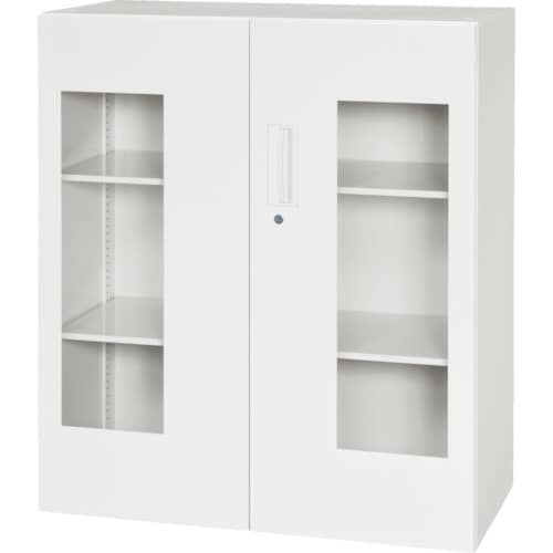 DAISHIN 壁面収納庫 窓付き両開き型 下置き