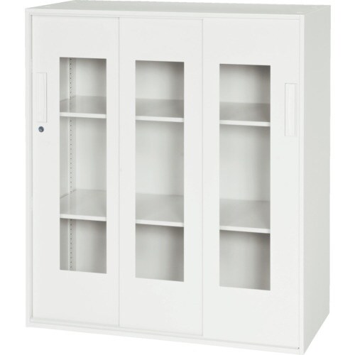 DAISHIN 壁面収納庫 窓付き3枚引戸型 下置