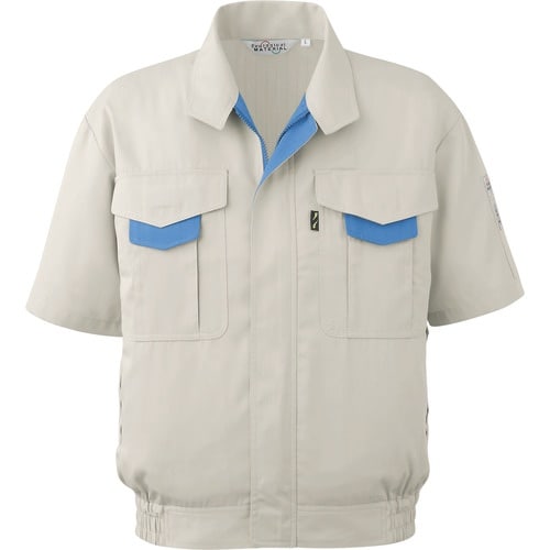 ミドリ安全 春夏 エコ帯電防止 半袖ブルゾン アイ