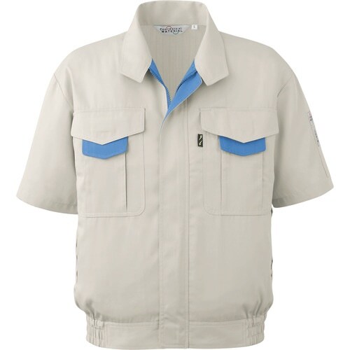 ミドリ安全 春夏 エコ帯電防止 半袖ブルゾン アイ