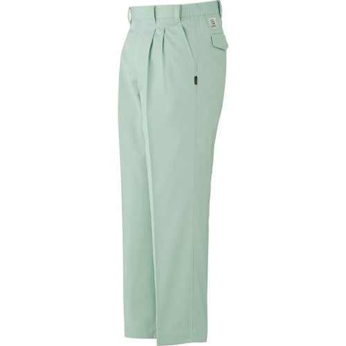 ミドリ安全 春夏 エコ帯電防止 スラックス グリー