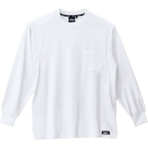 XEBEC 長袖Tシャツ6123−32−M シロ