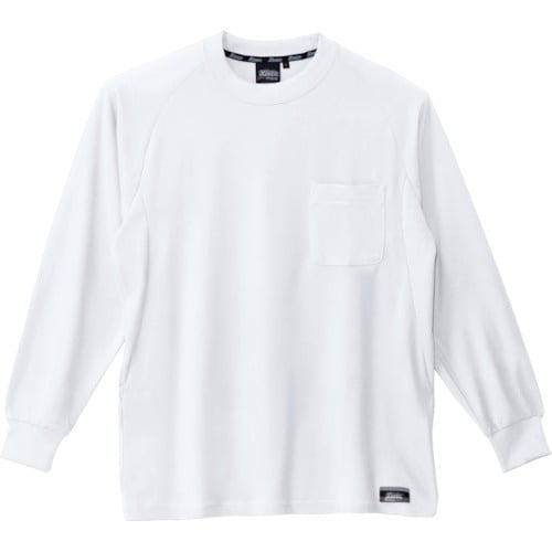 XEBEC 長袖Tシャツ6123−32−S シロ