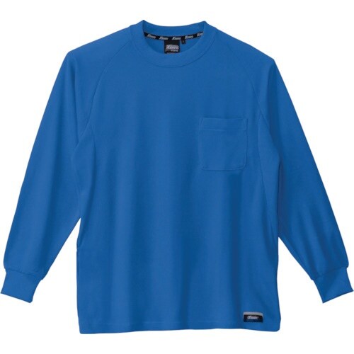 XEBEC 長袖Tシャツ6123−45−M コバル