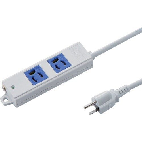 SANWA 工事物件電源管理タップ 抜け止めコンセ