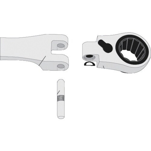 TONE 超ロング首振ラチェットめがねレンチ用リペ